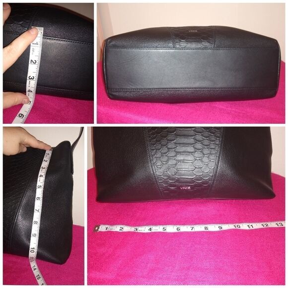 NEW Vince. Python / croc embossed leather purse - Picture 2 of 4